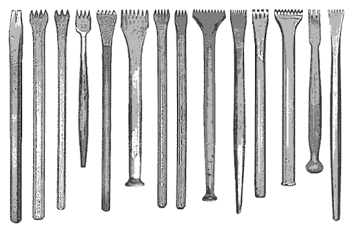 اسکنه دندانه دار مجسمه سازی